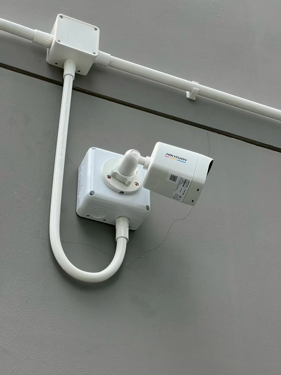 ภาพติดตั้งกล้อง Hikvision จริงจากผลงานเซียน CCTV