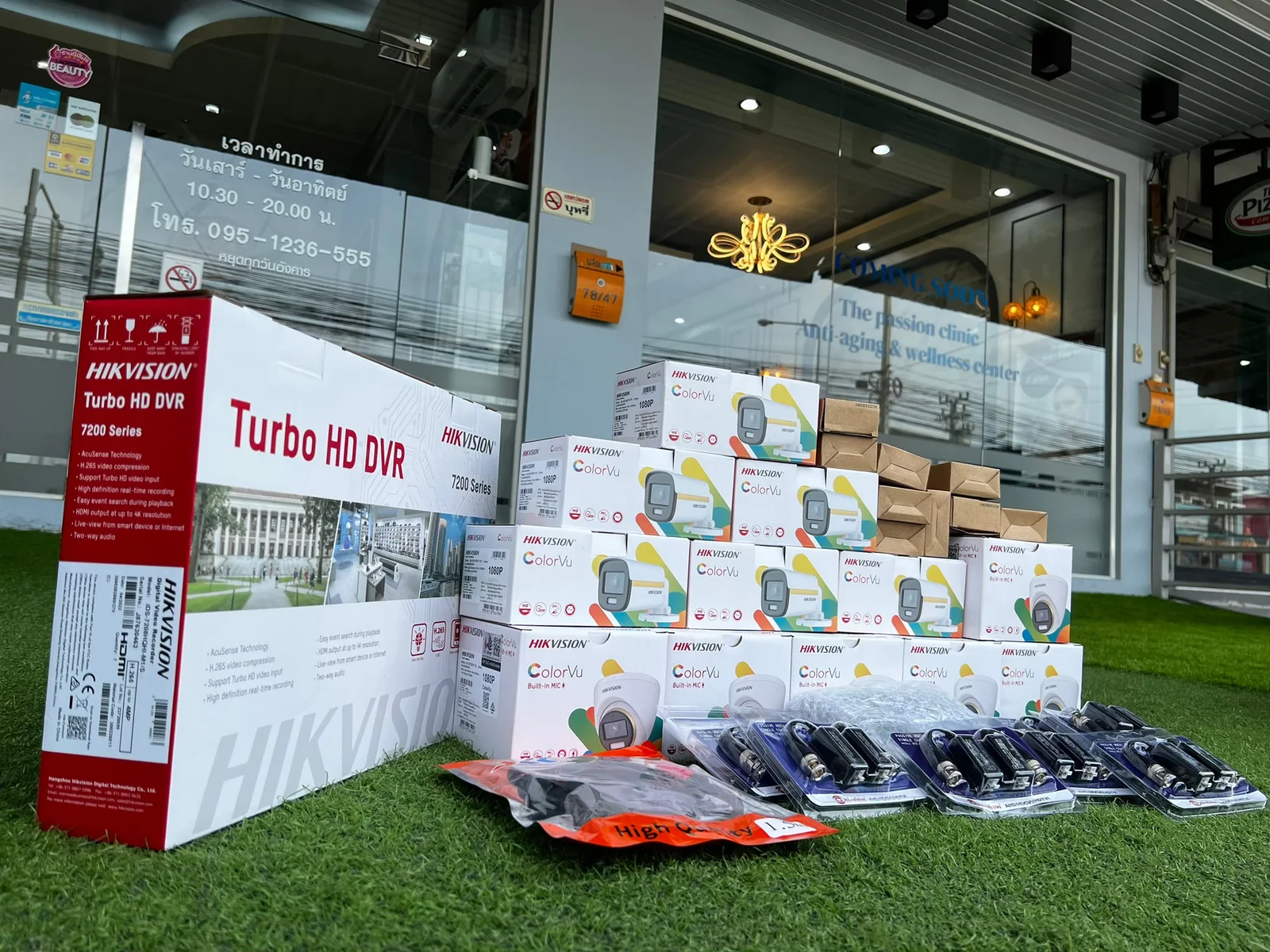 ผลงานติดตั้งกล้องวงจรปิด 8 ตัว เคหะร่มเกล้า