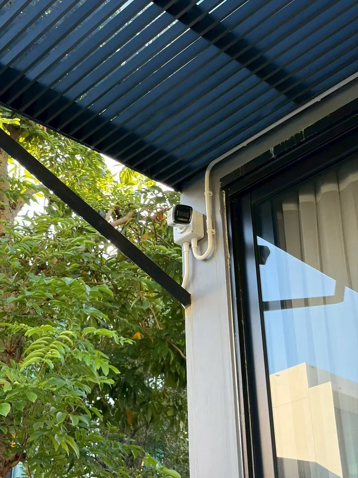 งานติดตั้งกล้องวงจรปิดหน้างานจริง