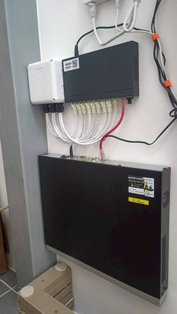 ภาพตัวอย่างงานติดตั้งกล้องวงจรปิด 2