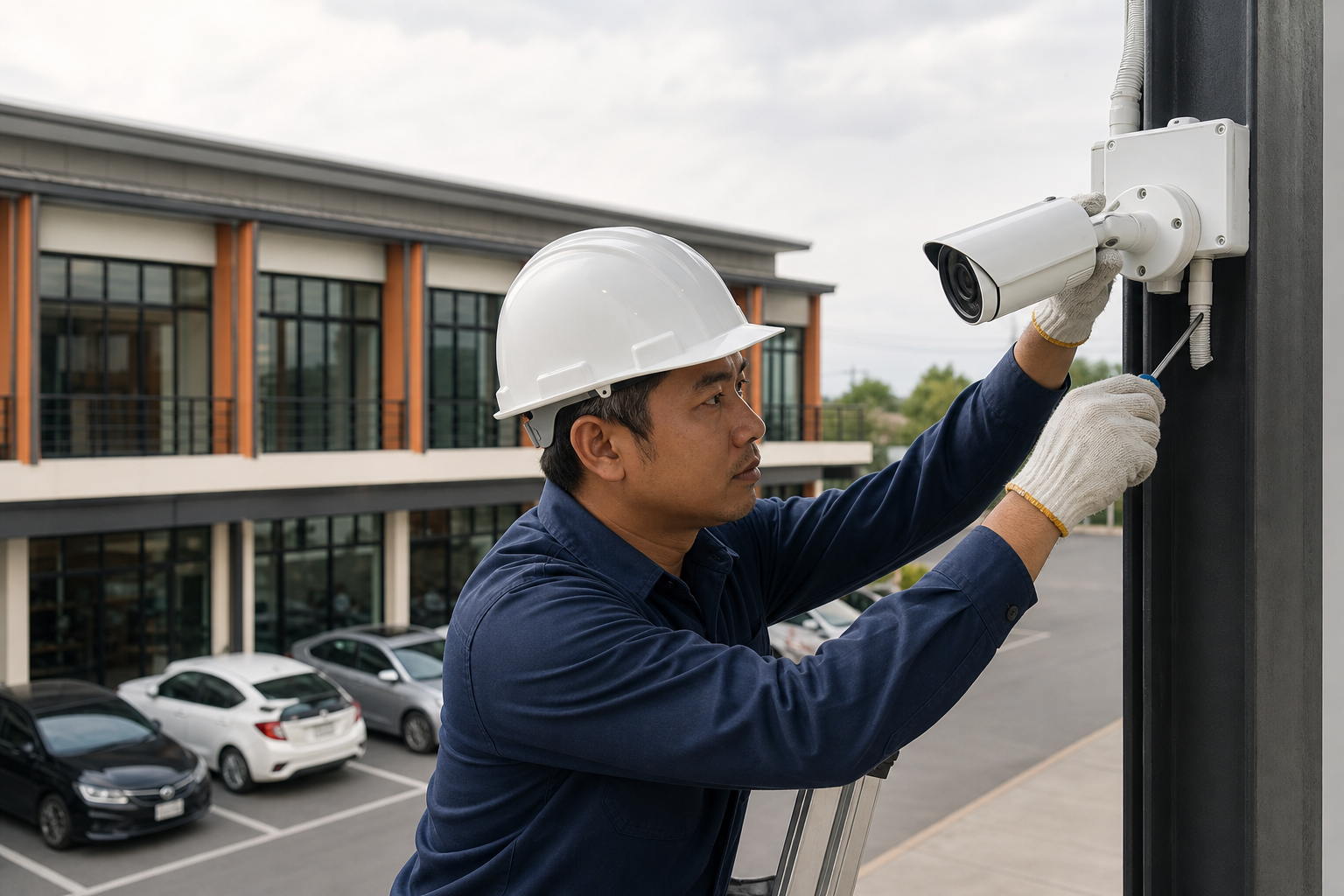 ทีมช่าง Zien CCTV ตรวจเช็กกล้องวงจรปิด