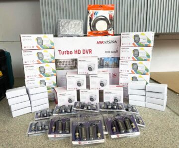 ผลงานการติดตั้งกล้องวงจรปิด และ วางระบบ