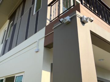 ผลงานการติดตั้งกล้อง ยี่ห้อ HIKVISION ระบบ ANALOG จำนวน 4 ตัว