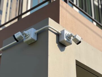 ผลงานการติดตั้งกล้อง ยี่ห้อ HIKVISION ระบบ ANALOG จำนวน 4 ตัว