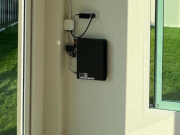 ผลงานการติดตั้งกล้อง ยี่ห้อ HIKVISION ระบบ ANALOG จำนวน 4 ตัว