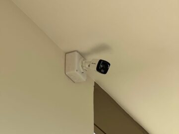 ผลงานการติดตั้งกล้อง ยี่ห้อ HIKVISION ระบบ ANALOG จำนวน 4 ตัว