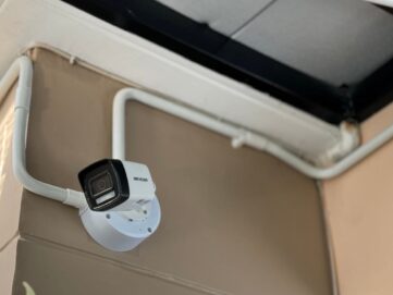 ติดตั้งบ้านคุณวรกร ชุดกล้อง 4 ตัว IP