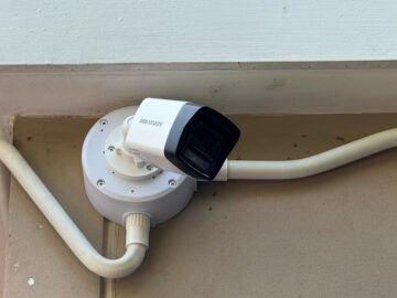 ติดตั้งบ้านคุณวรกร ชุดกล้อง 4 ตัว IP