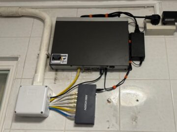 ติดตั้งบ้านคุณวรกร ชุดกล้อง 4 ตัว IP