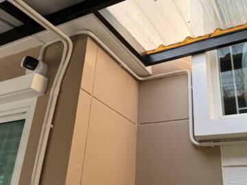 ติดตั้งบ้านคุณวรกร ชุดกล้อง 4 ตัว IP