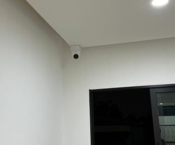 ผลงานการติดตั้งกล้อง ยี่ห้อ HIKVISION ระบบ ANALOG จำนวน 7 ตัว