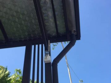 ผลงานการติดตั้งกล้อง ยี่ห้อ HIKVISION ระบบ ANALOG จำนวน 4 ตัว