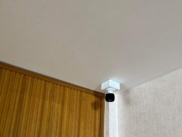 ผลงานการติดตั้งกล้อง ยี่ห้อ HIKVISION ระบบ ANALOG จำนวน 4 ตัว