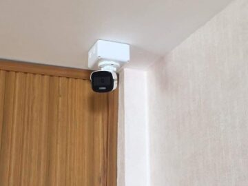 ผลงานการติดตั้งกล้อง ยี่ห้อ HIKVISION ระบบ ANALOG จำนวน 4 ตัว