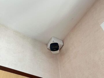 ผลงานการติดตั้งกล้อง ยี่ห้อ HIKVISION ระบบ ANALOG จำนวน 4 ตัว