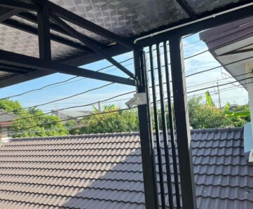 ผลงานการติดตั้งกล้อง ยี่ห้อ HIKVISION ระบบ ANALOG จำนวน 4 ตัว