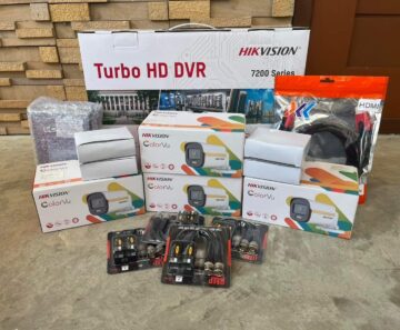 ผลงานการติดตั้งกล้อง ยี่ห้อ HIKVISION ระบบ ANALOG จำนวน 4 ตัว